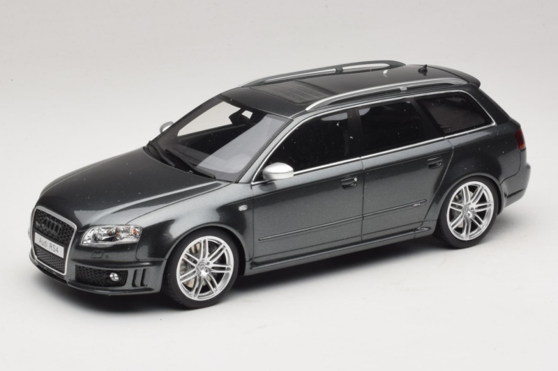 Audi RS4 B7 Сив Otto 1:18 OT721 Смола