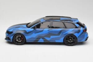 Audi RS6 C7 Avant GMK Син & Черен GT Spirit 1:18 GT799 Смола — снимка 3 от 6