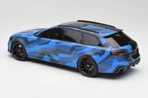 Audi RS6 C7 Avant GMK Син & Черен GT Spirit 1:18 GT799 Смола — снимка 5 от 6