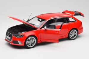 Audi RS6 C7 Avant Червен Minichamps 1:18 110012011 Метал — снимка 2 от 8