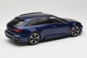 Audi RS6 C8 Avant Blue Metallic Minichamps 1:18 155018011 Метал — снимка 2 от 6