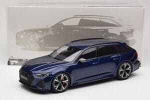 Audi RS6 C8 Avant Blue Metallic Minichamps 1:18 155018011 Метал — снимка 6 от 6