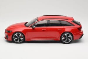 Audi RS6 C8 Avant Red Metallic Minichamps 1:18 155018010 Метал — снимка 3 от 6