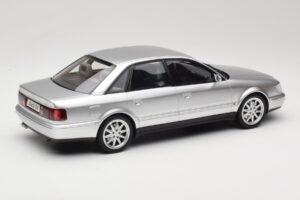 Audi S4 C4 4.2 V8 Crystal Silver Otto 1:18 OT464 Смола — снимка 2 от 6