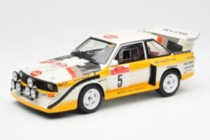 Audi Sport Quattro S1 #5 W. Rohrl / C. Geistdorfer Rally Sanremo Winner 1985 AUTOart 1:18 88503 Композит