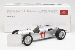 Auto Union Type C #111 H. Stuck Schauinsland Hillclimb Germany 1937 CMC 1:18 M-162 Метал — снимка 6 от 6