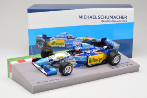 Benetton B195 Renault #1 M. Schumacher European GP Winner F1 World Champion 1995 Minichamps 1:18 513953201 Метал — снимка 7 от 7