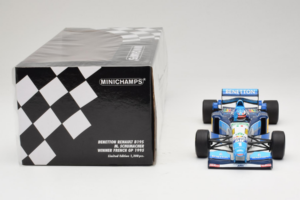 Benetton B195 Renault #1 M. Schumacher Benetton Formula French Grand Prix Winner 1995 Minichamps 1:18 100950001 Метал — снимка 6 от 7
