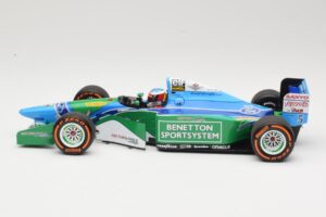 Benetton Ford B194 #5 M. Schumacher Demonstration Run Belgian GP 2017 Minichamps 1:18 510941705 Метал — снимка 3 от 6