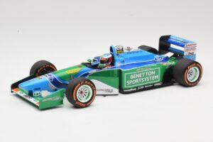 Benetton Ford B194 #5 M. Schumacher Demonstration Run Belgian GP 2017 Minichamps 1:18 510941705 Метал