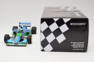 Benetton Ford B194 #5 M. Schumacher Demonstration Run Belgian GP 2017 Minichamps 1:18 510941705 Метал — снимка 6 от 6