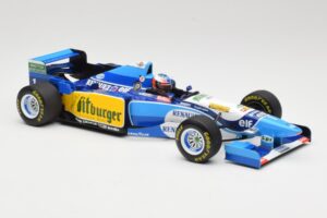 Benetton Renault B195 #1 M. Schumacher Winner Belgian GP 1995 Minichamps 1:18 510952901 Метал — снимка 4 от 6