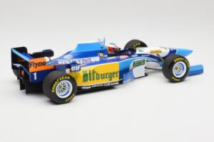Benetton Renault B195 #1 M. Schumacher Winner Monaco GP 1995 Minichamps 1:18 510952301 Метал — снимка 2 от 6