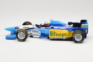 Benetton Renault B195 #1 M. Schumacher Winner Pacific GP F1 World Champion 1995 Minichamps 1:18 510953301 Метал — снимка 3 от 6