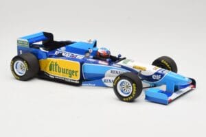 Benetton Renault B195 #1 M. Schumacher Winner Pacific GP F1 World Champion 1995 Minichamps 1:18 510953301 Метал — снимка 4 от 6