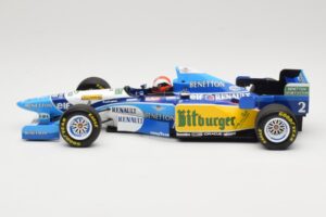 Benetton Renault B195 #2 J. Herbert Winner British GP 1995 Minichamps 1:18 110950802 Метал — снимка 3 от 6