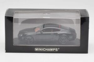 Bentley Continental GT Черен С Черни Джанти Minichamps 1:43 BENTLEY002 Метал — снимка 4 от 4