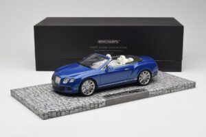 Bentley Continental GT Speed Кабриолет Син Minichamps 1:18 107139331 Метал — снимка 6 от 6