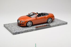 Bentley Continental GT Speed Кабриолет Orange Metallic Minichamps 1:18 107139430 Метал