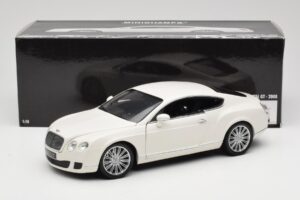 Bentley Continental GT Бял Minichamps 1:18 100139621 Метал — снимка 8 от 8