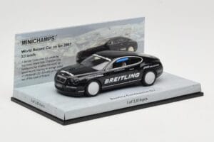 Bentley Continental GT World Record Car on Ice Черен Minichamps 1:43 436139026-O Метал — снимка 2 от 4