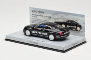 Bentley Continental GT World Record Car on Ice Черен Minichamps 1:43 436139026-O Метал — снимка 3 от 4