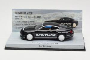 Bentley Continental GT World Record Car on Ice Черен Minichamps 1:43 436139026-O Метал