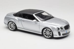 Bentley Continental Supersports Кабриолет 1-во Поколение Сребрист Bburago 1:18 18-11037S Метал — снимка 6 от 8