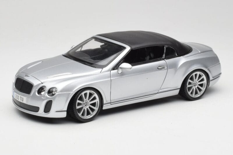 Bentley Continental Supersports Кабриолет 1-во Поколение Сребрист Bburago 1:18 18-11037S Метал