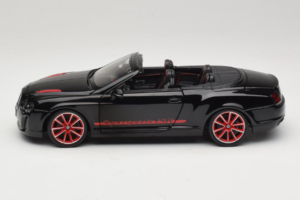 Bentley Continental Supersports ISR Кабриолет Черен С Червени Джанти Bburago 1:18 18-11035 Метал — снимка 4 от 8