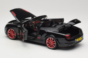 Bentley Continental Supersports ISR Кабриолет Черен С Червени Джанти Bburago 1:18 18-11035 Метал — снимка 5 от 8
