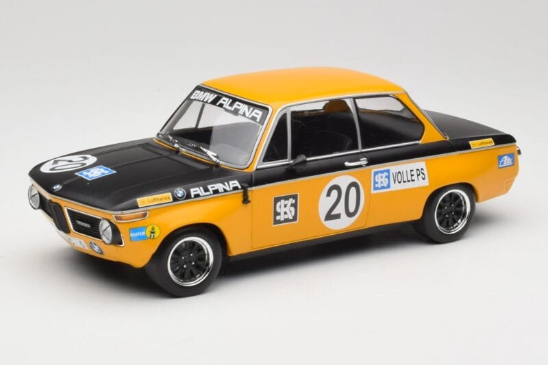 BMW 1600 E10 #20 Alpina H. Marko Class Winner Austria Trophy Salzburg ETCC 1970 Minichamps 1:18 155702620 Метал