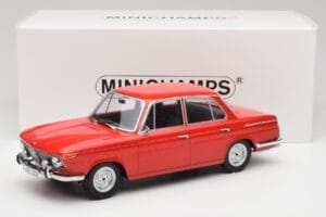 BMW 1800 Ti Кармин Червен Minichamps 1:18 107024001 Метал — снимка 6 от 6