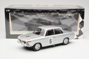 BMW 1800 TiSA #6 J. Munaron / K. Eppelein 24 Hours of Spa 1965 Minichamps 1:18 155652906 Метал — снимка 6 от 6