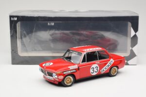 BMW 2002 Jockey Racing #33 B. Tobiasson / L. Nordstrom 6 Hours Nurburgring 1972 Minichamps 1:18 155722633 Метал — снимка 6 от 6