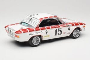 BMW 2800 CS E9 #15 Team Marabout Gaye / S. Braillard 24 Hours of Spa 1972 Minichamps 1:18 155722715 Метал — снимка 2 от 6