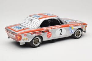 BMW 2800 CS E9 #2 Team Schnitzer J. Fitzpatrick / H. Heyer Winners Grand Prix Touring Cars Nurburgring 1972 Minichamps 1:18 1 — снимка 2 от 6