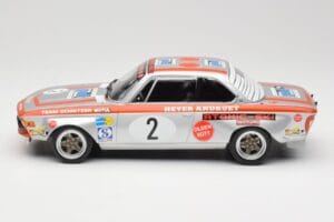 BMW 2800 CS E9 #2 Team Schnitzer J. Fitzpatrick / H. Heyer Winners Grand Prix Touring Cars Nurburgring 1972 Minichamps 1:18 1 — снимка 3 от 6