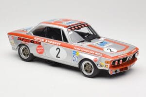 BMW 2800 CS E9 #2 Team Schnitzer J. Fitzpatrick / H. Heyer Winners Grand Prix Touring Cars Nurburgring 1972 Minichamps 1:18 1 — снимка 4 от 6