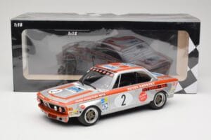 BMW 2800 CS E9 #2 Team Schnitzer J. Fitzpatrick / H. Heyer Winners Grand Prix Touring Cars Nurburgring 1972 Minichamps 1:18 1 — снимка 6 от 6