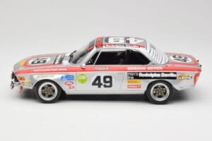 BMW 2800 CS E9 #49 Team Schnitzer G. Herzog / H. Heyer 24 Hours of Spa 1972 Minichamps 1:18 155722749 Метал — снимка 3 от 6