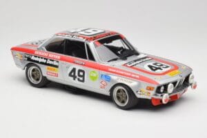 BMW 2800 CS E9 #49 Team Schnitzer G. Herzog / H. Heyer 24 Hours of Spa 1972 Minichamps 1:18 155722749 Метал — снимка 4 от 6