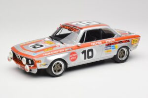BMW 2800 CS Team Schnitzer #10 J. Fitzpatrick / J. Peltier Spa 1972 Minichamps 1:18 155722710 Метал