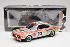 BMW 2800 CS Team Schnitzer #10 J. Fitzpatrick / J. Peltier Spa 1972 Minichamps 1:18 155722710 Метал — снимка 6 от 6