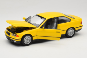 BMW 3 Series E36 Coupe Жълт UT Models 1:18 180023320 Метал — снимка 2 от 8