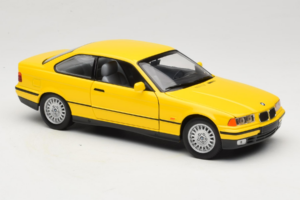 BMW 3 Series E36 Coupe Жълт UT Models 1:18 180023320 Метал — снимка 6 от 8