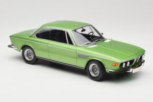 BMW 3.0 CSi E9 Green Metallic Minichamps 1:18 155028034 Метал — снимка 4 от 6