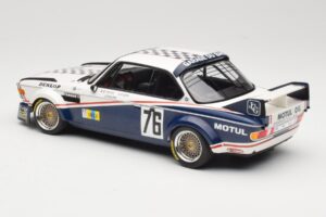 BMW 3.0 CSL E9 Garage Du Bac #76 P. Depnic / H. Coulon 24 Hours of Le Mans 1977 Minichamps 1:18 155772576 Метал — снимка 5 от 6