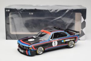 BMW 3.0 CSL E9 #1 BMW Motorsport H-J. Stuck Winner Norisring Trophy 1974 Minichamps 1:18 155742691 Метал — снимка 6 от 6