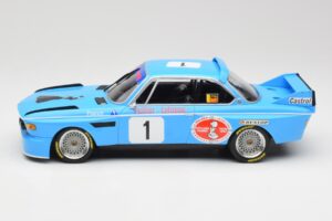 BMW 3.0 CSL E9 #1 Precision Liegeoise J. Peltier / C. Lafosse Winners 4 Hours Monza 1974 Minichamps 1:18 155742681 Метал — снимка 5 от 6